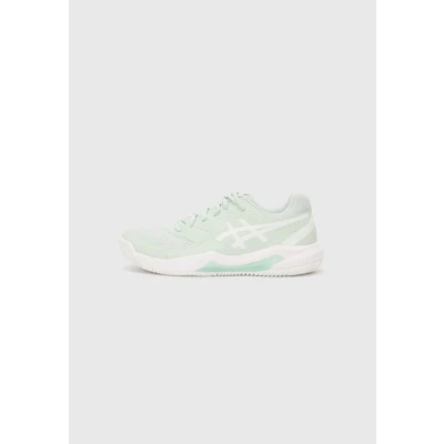 Immagine di Asics GEL Dedicate 8 CLAY da tennis per terra battuta, Donna, Taglia: 37, Lichen rock/white Finta pelle / tessuto