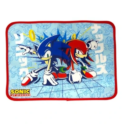 Immagine di tovaglietta in tessuto impermeabile Sonic, da tavolo, lavabile e resistente al calore, non assorbe, 40 x 30 cm, 100% poliestere