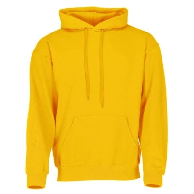 Immagine di Fruit of the Loom Felpa classica con cappuccio + sacchetto in tessuto MyShirt, Giallo girasole di stoffa Myshirt incluso, S
