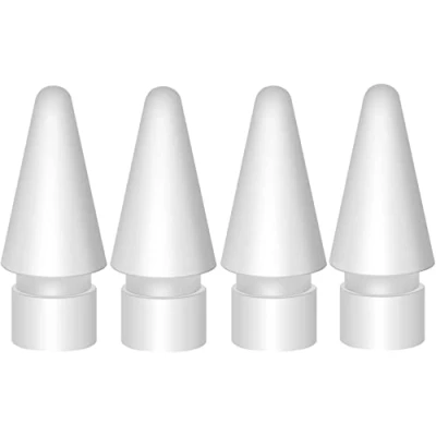 Immagine di Amtake Punte compatibili per Apple Pencil 2 gen &amp; 1st [4 Pack] iPencil Nib iPad Pro 11, 10,5 pollici 12,9 9,7 altamente sensibile matita suggerimenti