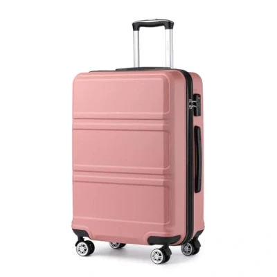 Immagine di KONO Set di Valigie da 3 Pezzi Valigia Rigida Materiale ABS Leggero e Resistente con 4 Ruote Rotanti 20&#039;&#039; 24&#039;&#039; 28&#039;&#039; (Nudo)