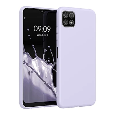 Immagine di kwmobile Custodia Compatibile con Samsung Galaxy A22 5G Cover Back Case per Smartphone in Silicone TPU Protezione Gommata lavanda
