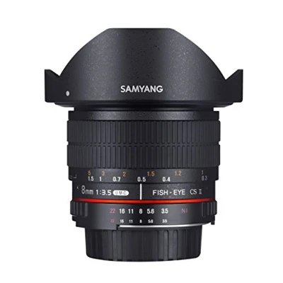 Immagine di Samyang Obiettivo 8mm F/3.5 UMC Fish Eye CS II per Pentax, Nero