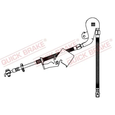 Immagine di QUICK BRAKE 58.803X Tubi Freno 400mm M10x1 con filettatura interna, esterna