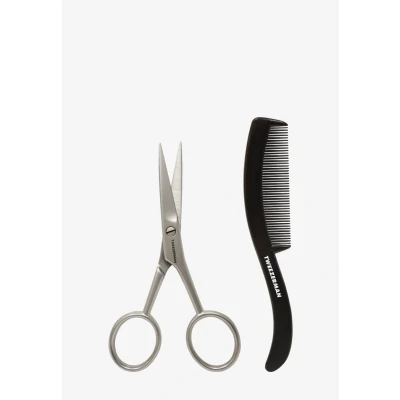 Immagine di Tweezerman GEAR Moustache Scissors &amp; COMB Kit rasatura, Uomo, Taglia: One Size,