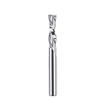 Immagine di SpeTool Frese per Legno Diametro Gambo 6 mm Fresa Elicoidale a Spirale DownCut HRC55 Canali Scanalatura Lunghezza di Taglio 24 Metallo Duro Integrale CNC