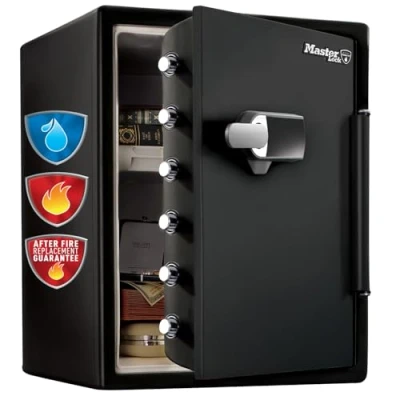 Immagine di MASTER LOCK Cassaforte [Combinazione Digitale] [Allarme] [Ignifuga e a Tenuta Stagna] [XXL] LFW205TWC