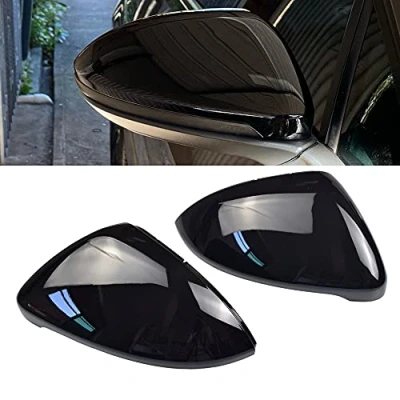 Immagine di 1 Paio Calotta specchio Retrovisore Sinistra Destra Coperchi a laterale per VW Golf MK7 7.5 GTI 7 R (Nero Brillante)