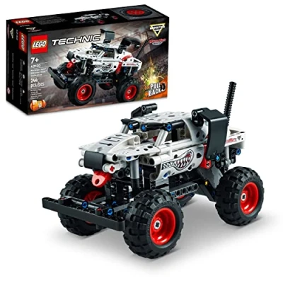 Immagine di LEGO Technic Monster Jam Mutt Dalmata 42150, Camion Giocattolo per Bambini, Ragazzi e Ragazze dai 7 Anni in su, 2 1 Pull Back Racing Toys, Idea Regalo di Compleanno, Multicolor