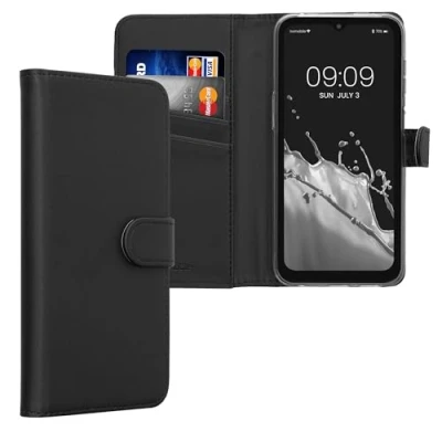 Immagine di kwmobile Custodia Compatibile con Samsung Galaxy Xcover6 Pro a Portafoglio Cover Libro in Pelle PU Flip Case Smartphone Porta Carte