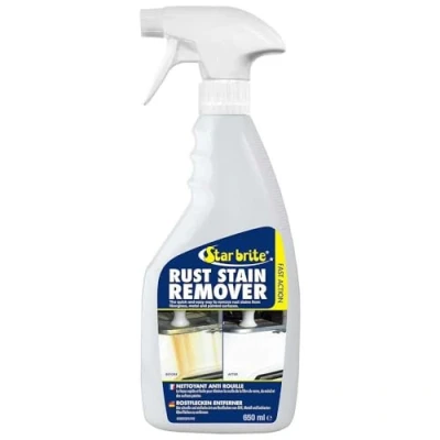 Immagine di STAR BRITE Smacchiatore di Ruggine Rimuove le Macchie da Ferramenta in Metallo, Dadi, Bulloni e altri Raccordi Marini Funziona Istantaneamente, Spruzza, Pulisci Risciacqua