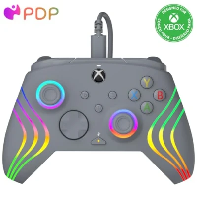 Immagine di PDP AFTERGLOW XBX WAVE WIRED Controller GREY for Xbox Series XS, One, Officially Licensed