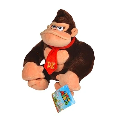Immagine di Simba Donkey Kong Plush, 109231531, +0 mesi, misura 27 cm, dal celebre videogame Nintendo, licenza ufficiale