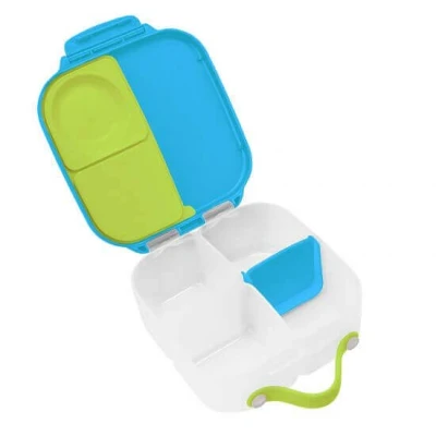 Immagine di b.box Mini portapranzo Bento Box con 3 scomparti (2 a prova di perdite) Ideale per bambini, pranzo e snack Si adatta un intero pezzo frutta Senza BPA Ocean Breeze