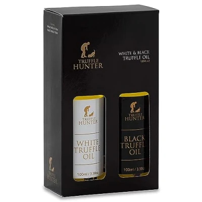 Immagine di TruffleHunter set olio di tartufo bianco e nero (2 * 100ml)