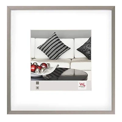 Immagine di walther design cornice in acciaio 20 x cm alluminio con passe partout, sedia struttura AJ220D