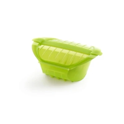 Immagine di Lékué, Cocotte Ogya con filtro, 3 4 persone, in silicone, colore: Verde