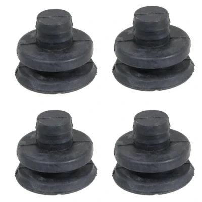 Immagine di SPARES2GO Piedino rotondo per robot da cucina Magimix Compact CS 2100 3100 3200 4200 5200 XL (confezione 4 piedi, nero)