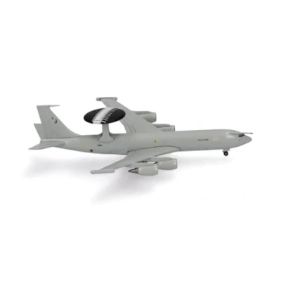 Immagine di herpa 536912 Boeing E 3D Sentry AEW.1 No. 8 Squadron RAF Waddington ZH101 1:500 Scale Miniature Collectible Model Without Base Metal Grey Small