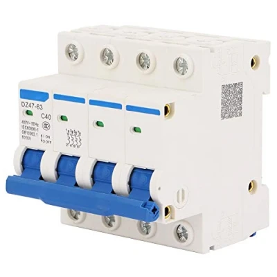 Immagine di Interruttore automatico miniatura 40A 400V 4P 50Hz Protezione da sovraccarico di corrente e cortocircuito DZ47 63