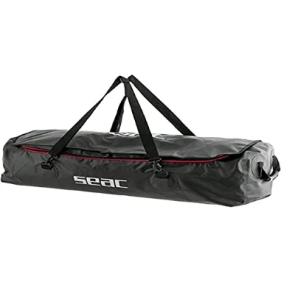 Immagine di SEAC U Boot 130, Borsa Stagna da 130 Litri per Immersioni Subacquee e Apnea, Ottima Le Pinne Lunghe, 95 x 40 30 cm