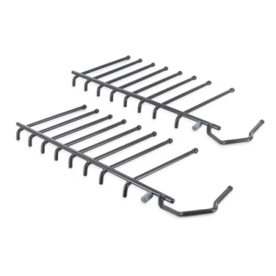 Immagine di DEKAROX Set di 2 cestelli inferiori compatibili con Bosch Siemens 645102 00645102 9 file spine pieghevoli per lavastoviglie cestello inferiore