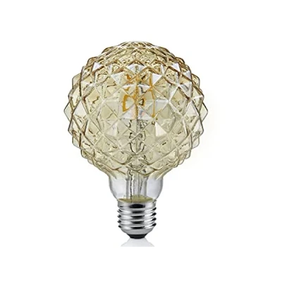 Immagine di Trio Leuchten 904 479 a +, Lampadina, vetro, 4 Watts, E27, Marrone Colorato, 9.5 x 13.5 cm