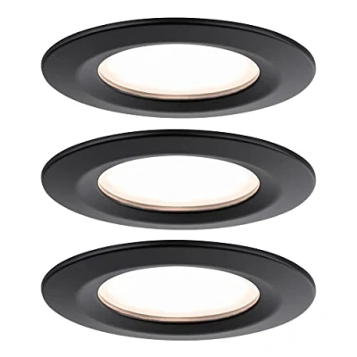 Immagine di Paulmann 93081 Set Nova Plus Lampada LED da incasso (monocolore) 18 W Nero