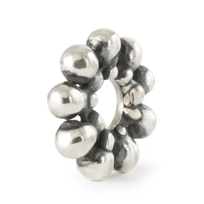 Immagine di Trollbeads Collezione Primavera Connessioni fiorite 2024 Perle d&#039;argento, misura unica, Argento sterling, Nessuna pietra preziosa