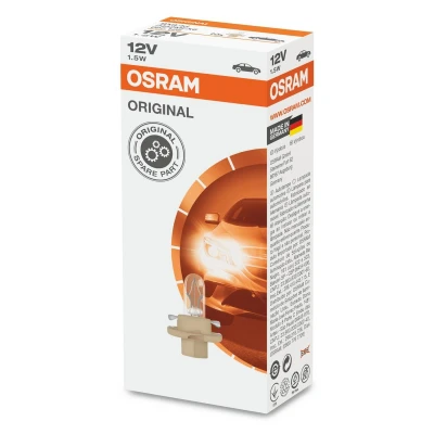 Immagine di Osram 2452MFX6 Original Montaggio su Circuito, Attacco BX8.4D, Auto, 12V, 1.5 W, Astuccio da 10