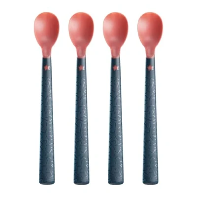 Immagine di Tommee Tippee Heat Sense Weaning Spoons with BACSHIELD Antibacterial Technology and Long Anti Slip Handles, 4m+, Pack of 4