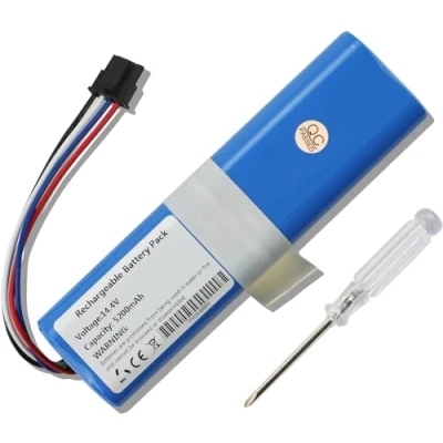 Immagine di 5200mAh Vacuum Cleaner Batteria per Dreame D9 D10 Plus L10 Pro D10s L10s RLS5 BL0 F9 Z10 WH0 RVS5 RL55L Max with P2008 4S2P MMBK avec Aspirateurs 14.4V