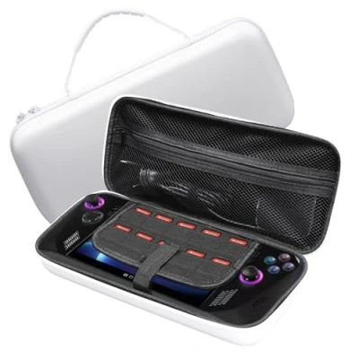Immagine di QINOUK Cover per Asus ROG Ally X, [Antiurto] Portatile Rigida Protettiva Case, Palmare X Bianco