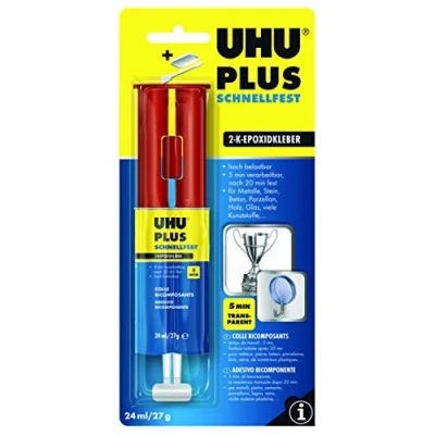 Immagine di UHU Plus Fest Moderno Schnellfest 24 ml Doppelkammerspritze