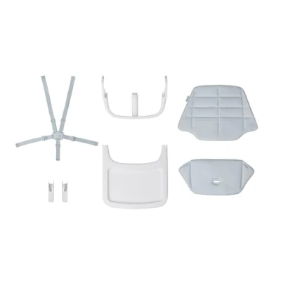 Immagine di Maxi Cosi Nesta Kit Bambino, Rivestimento Seggiolone, Accessori in Legno, per Bambini 6 Mesi 3.5 Anni (9 15 kg Circa), Colore Beyond Sky Grey