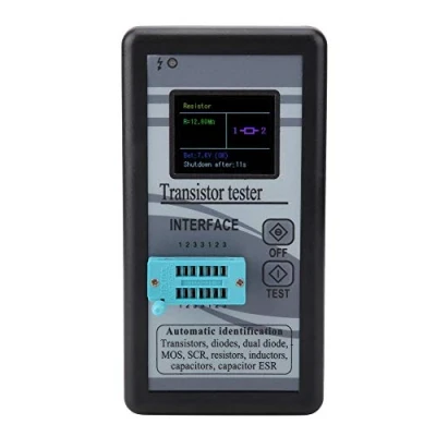 Immagine di Taidda Tester per Transistor, Condensatore Transistor M328 Test Componenti Elettronici Digitale con Display LCD Multifunzione 0,5 Ω 50 MΩ di Triodi Diodi