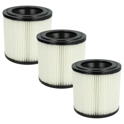 Immagine di vhbw set da 3x filtro a pieghe piatte compatibile con Kärcher NT 22/1 Ap BP L Pack, AP, aspirapolvere Cartuccia filtrante