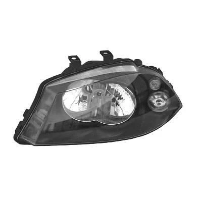 Immagine di VAN WEZEL 4917961 fari Sx H4 giallo per veicolo circolazione Dx senza motore regolazione assetto P43t SEAT: Ibiza 3, Córdoba II Sedan