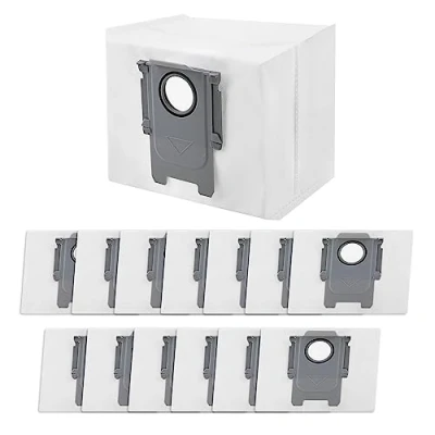 Immagine di Nuangoo 14 Sacchetti per Aspirapolvere Roborock S7 MaxV Ultra/Q7 Max+/Q7+/T8/Q5 di Polvere Q7 Aspirapolvere,Sacchetti