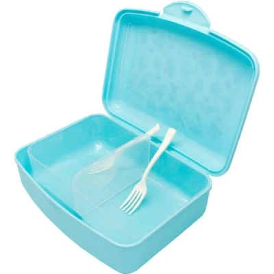 Immagine di NERTHUS FIH 1359 Lunchbox per bambini auto, leggera e facile da pulire con 2 divisori forchetta