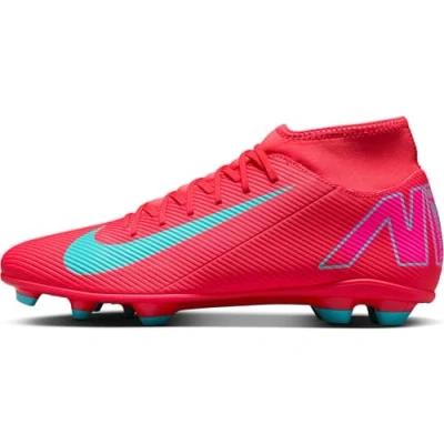Immagine di Nike Performance Mercurial Superfly 10 CLUB FG/MG Scarpe da calcetto con tacchetti, Taglia: 45, Ember glow/aurora green Tessuto / sintetico
