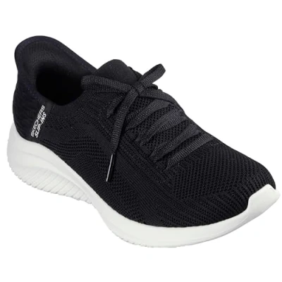 Immagine di Skechers Ultra Flex 3.0 Brilliant Path, Sneaker Donna, Black Knit White Trim, 35.5 EU