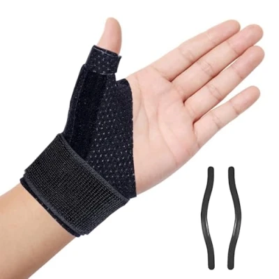 Immagine di wohn&amp;lebe Tutore Pollice Destro Sinistro Mano Destra Polso Per Rizoartrosi Tendinite Stecca Stabilizzatore Dito Cinghia Slogature Dolore Reversibile