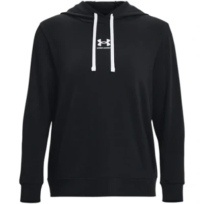 Immagine di Under Armour Rival Terry Felpa con cappuccio black, Donna, Taglia: Medium, Black