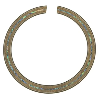 Immagine di KAISH High Qaulity 110 x 12 0,8 mm chitarra acustica Soundhole Sapelli Rosette Full Abalone Shell intarsio