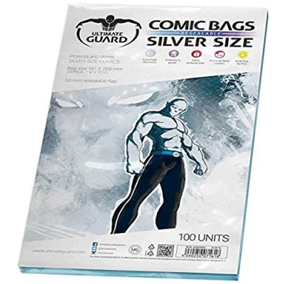 Immagine di Ultimate Guard UGD020003 Borsa fumetti, colore: Trasparente