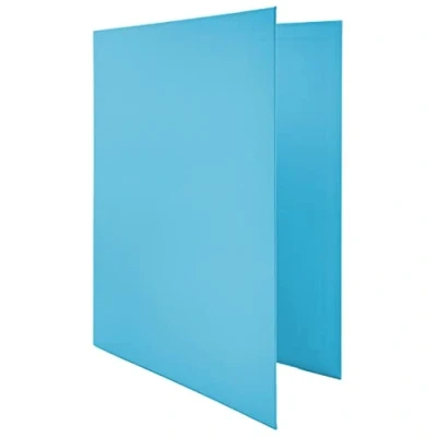 Immagine di Raylu Paper® raccoglitore 4 anelli a D da 25 mm, A4 con per riporre documenti, formato 33,5 cm di altezza x 26 larghezza e dorso spessore (azzurro)