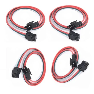 Immagine di Switian 4 pz 50CM 3 pin JST SM maschio femmina spina LED cavo connettore per WS2812B WS2811 SK6812 Symphony luci con connettori, senza filo regolatore luce di saldatura