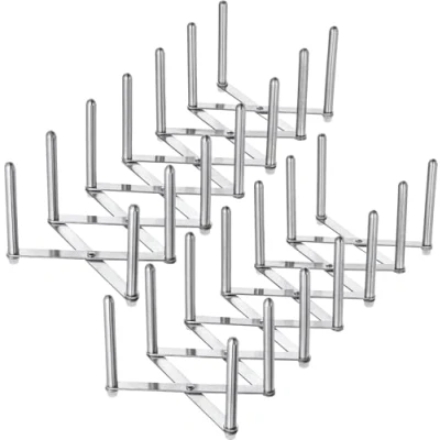 Immagine di Ikea Set di 2 organizzatori coperchi per pentole New Variera in acciaio inox, multiuso e regolabili