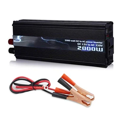 Immagine di POWER INVERTER DA 2000 WATT 12V 220V TRASFORMATORE AUTO BARCA CAMPER CON PRESA